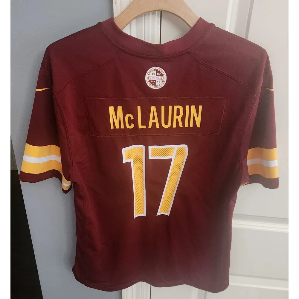 Nike Washington Commanders Terry McLaurin 17 Jersey Kids Large 14/16 Burgundy